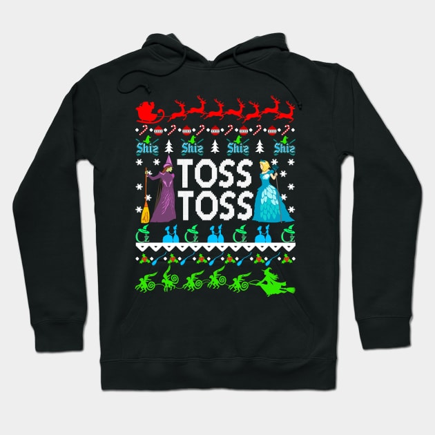 Broadway Ugly Christmas Sweater Hoodie by KsuAnn